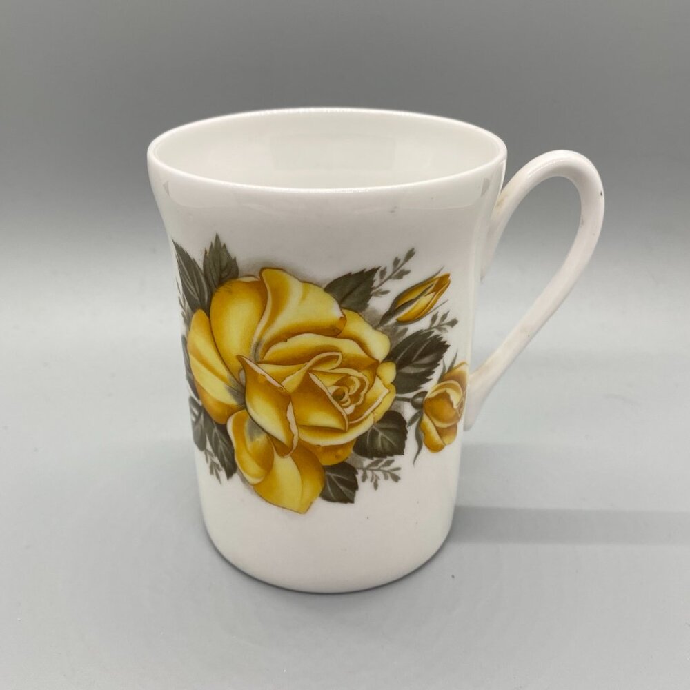 Royal Windsor Fine Bone China Yellow Rose Cup Mug